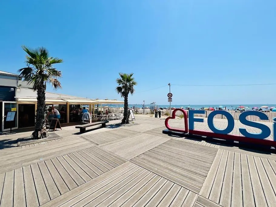 Voile De Mer 1 - Les Pieds Dans L'Eau, Clim, Wifi, 2 Personnes Fos-sur-Mer