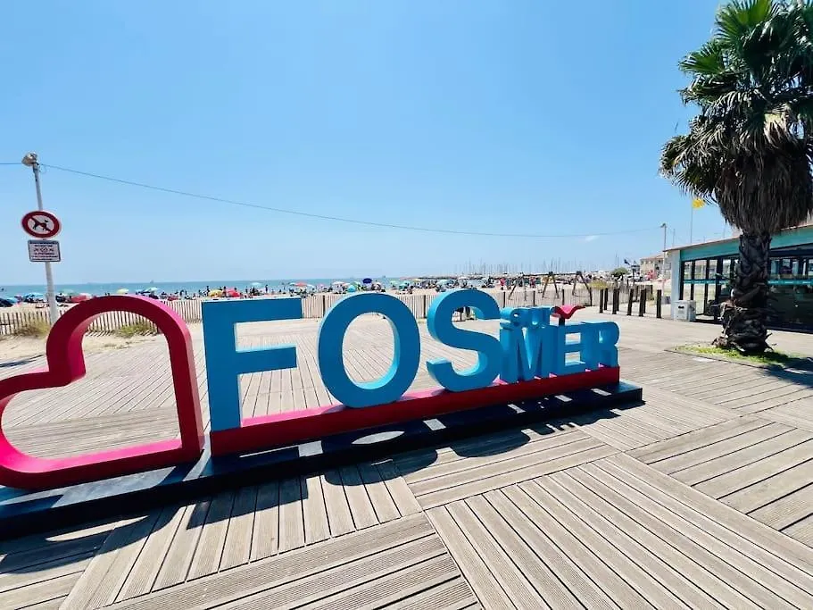 Apartment Voile De Mer 1 - Les Pieds Dans L'Eau, Clim, Wifi, 2 Personnes Fos-sur-Mer