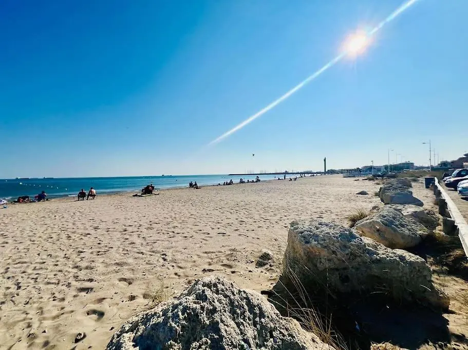 Voile De Mer 1 - Les Pieds Dans L'Eau, Clim, Wifi, 2 Personnes Fos-sur-Mer Apartment