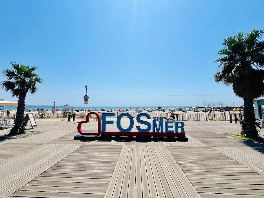Voile De Mer 1 - Les Pieds Dans L'Eau, Clim, Wifi, 2 Personnes Fos-sur-Mer