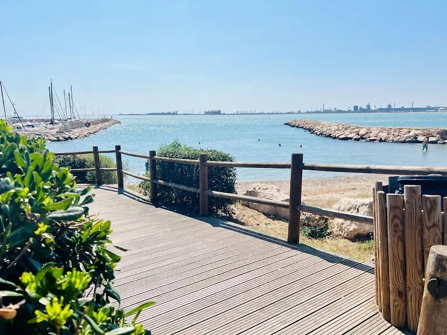 Apartment Voile De Mer 1 - Les Pieds Dans L'Eau, Clim, Wifi, 2 Personnes Fos-sur-Mer