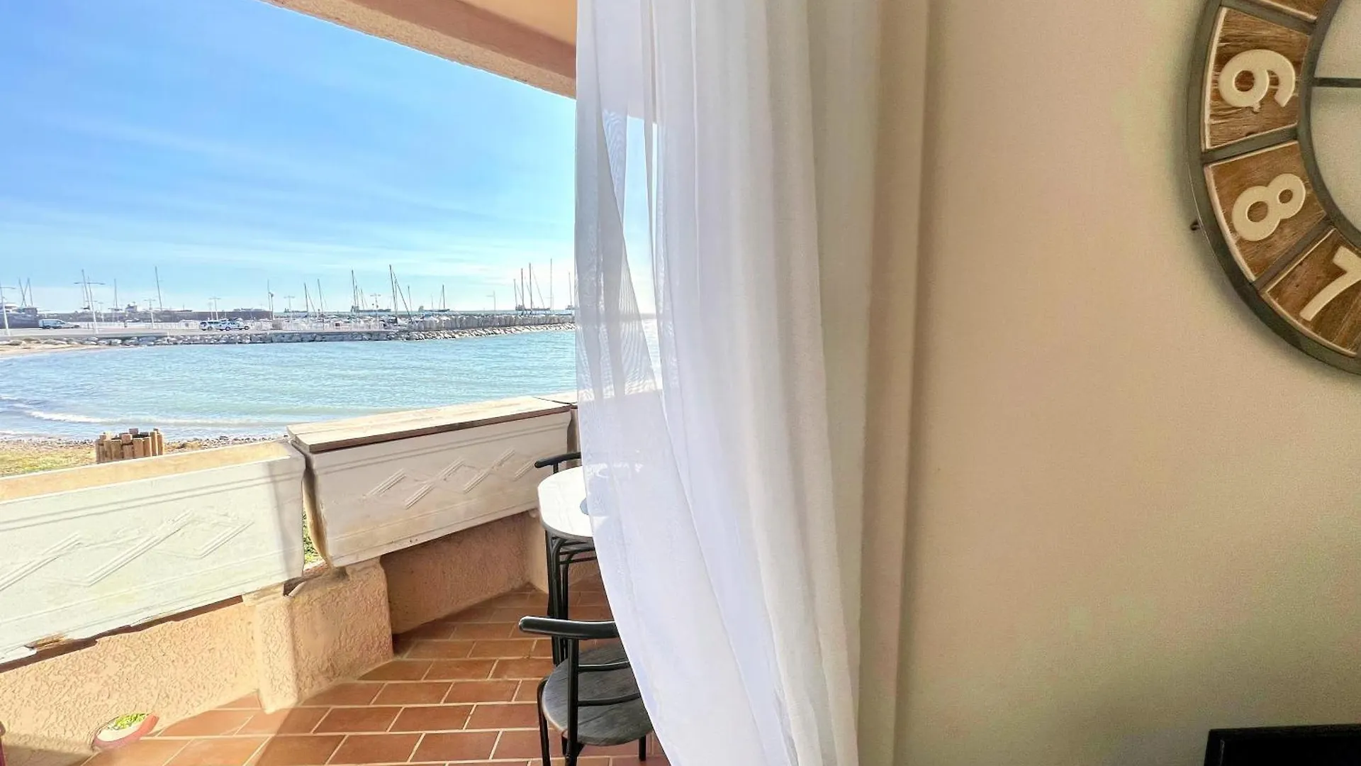Voile De Mer 1 - Les Pieds Dans L'Eau, Clim, Wifi, 2 Personnes Fos-sur-Mer France