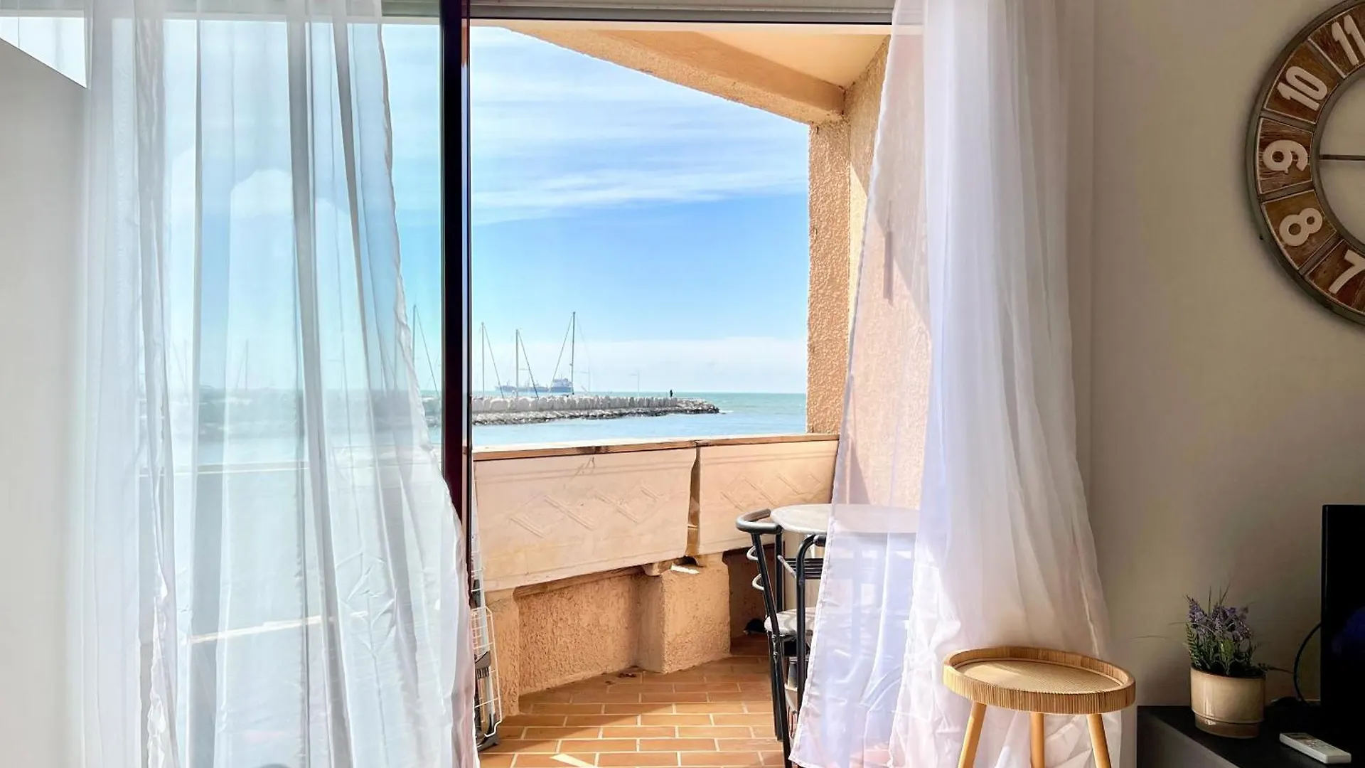 Voile De Mer 1 - Les Pieds Dans L'Eau, Clim, Wifi, 2 Personnes Fos-sur-Mer 0*,